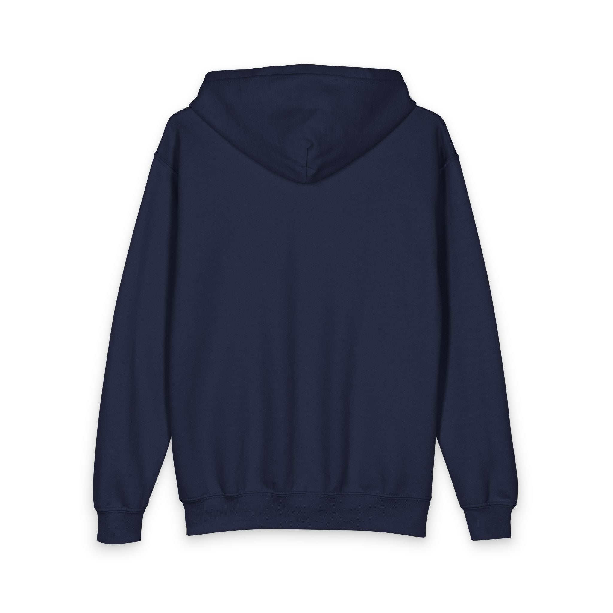 Youth Zip Hoodie — "Heaven Bound" Minimal Christian Graphic