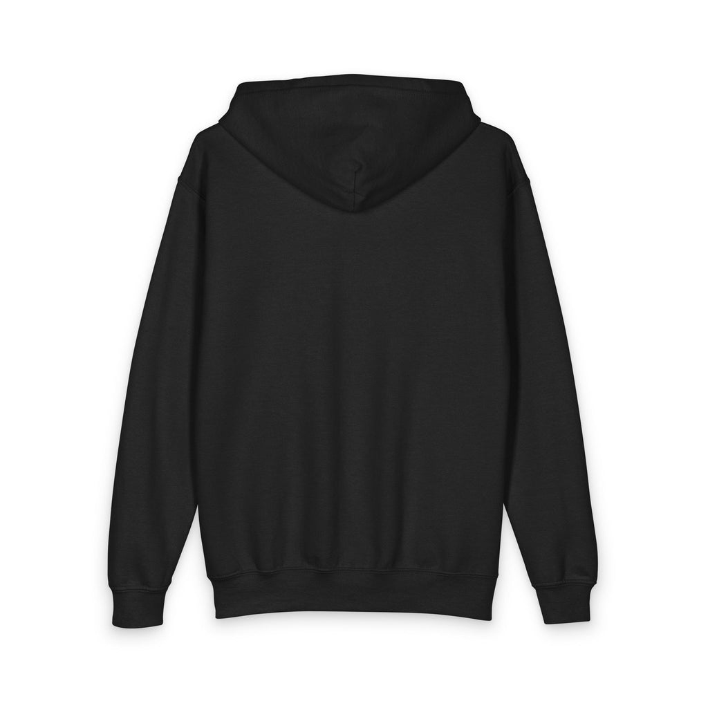 Youth Zip Hoodie — "Heaven Bound" Minimal Christian Graphic