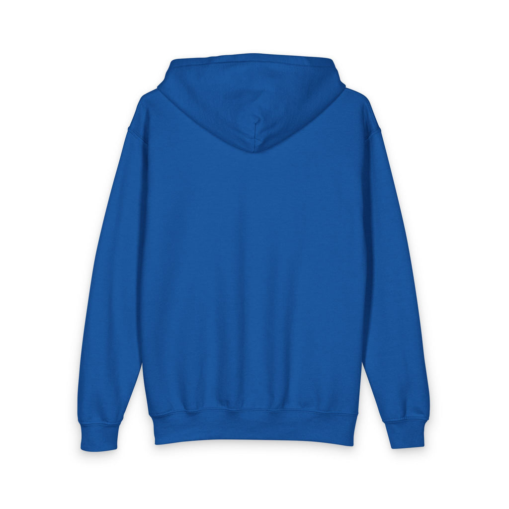 Youth Zip Hoodie — "Heaven Bound" Minimal Christian Graphic